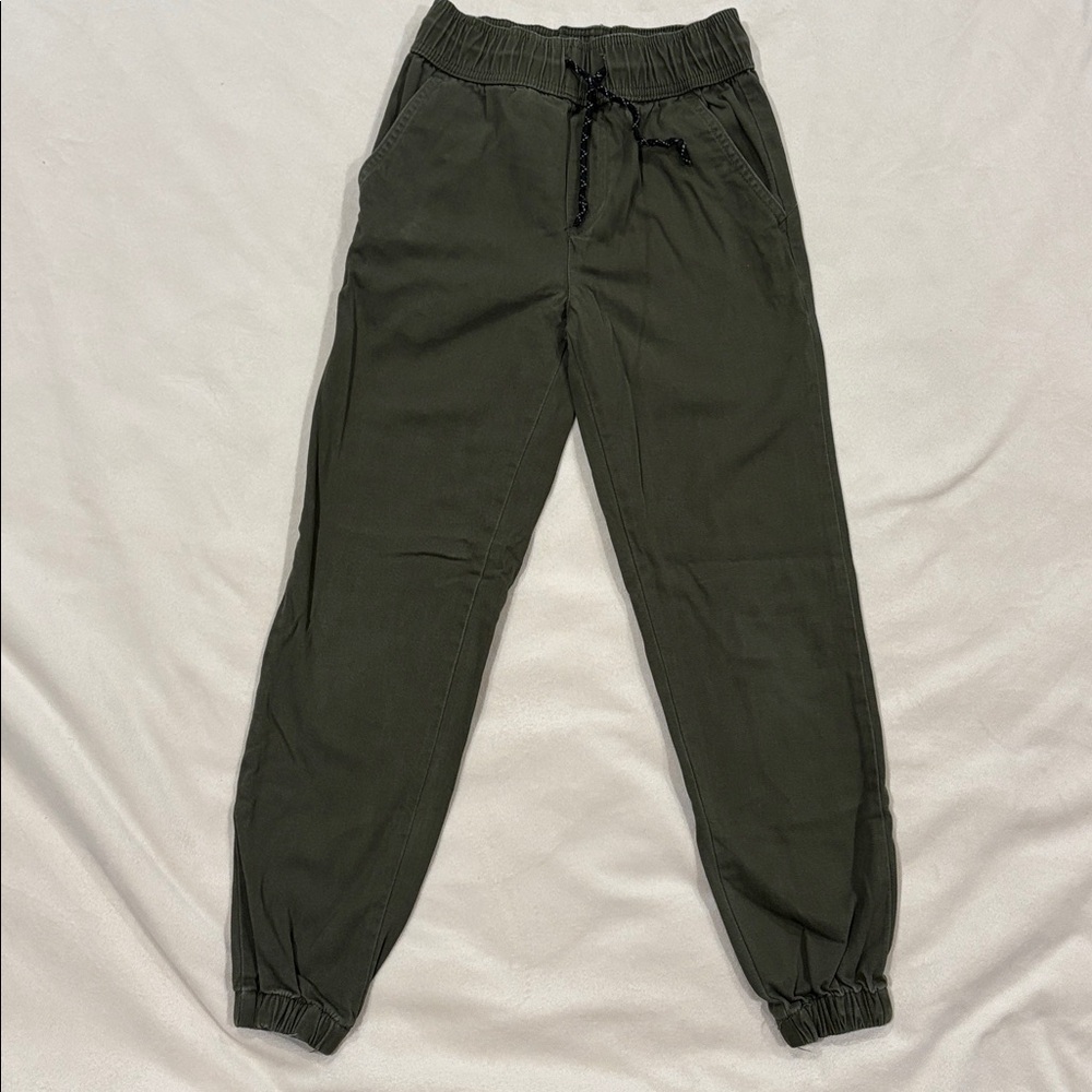 Boys’ Olive Green Jogger Pants